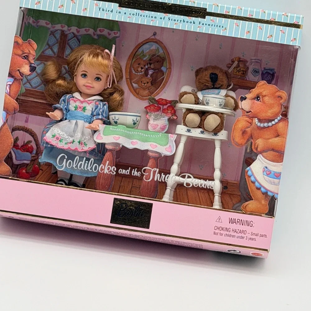 Barbie Collector Edition Goldilocks and the Three Bears Kelly Doll Set 2000